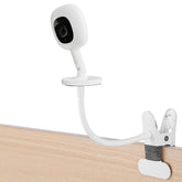 iTODOS baby monitor mount clip secures Nanit Pro on crib edge for stable viewing.
