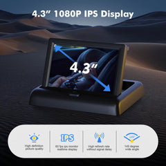 Itomoro Baby Car Camera easy USB install for quick setup without tools.