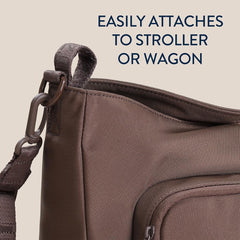 Itzy Ritzy Belong Cargo Caddy interior pocket keeps valuables secure during errands