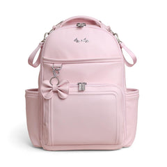 Itzy Ritzy Boss Plus backpack front view showing spacious compartments for baby essentials