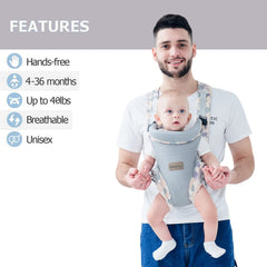 IULONEE 4-in-1 convertible design enabling versatile baby positions.