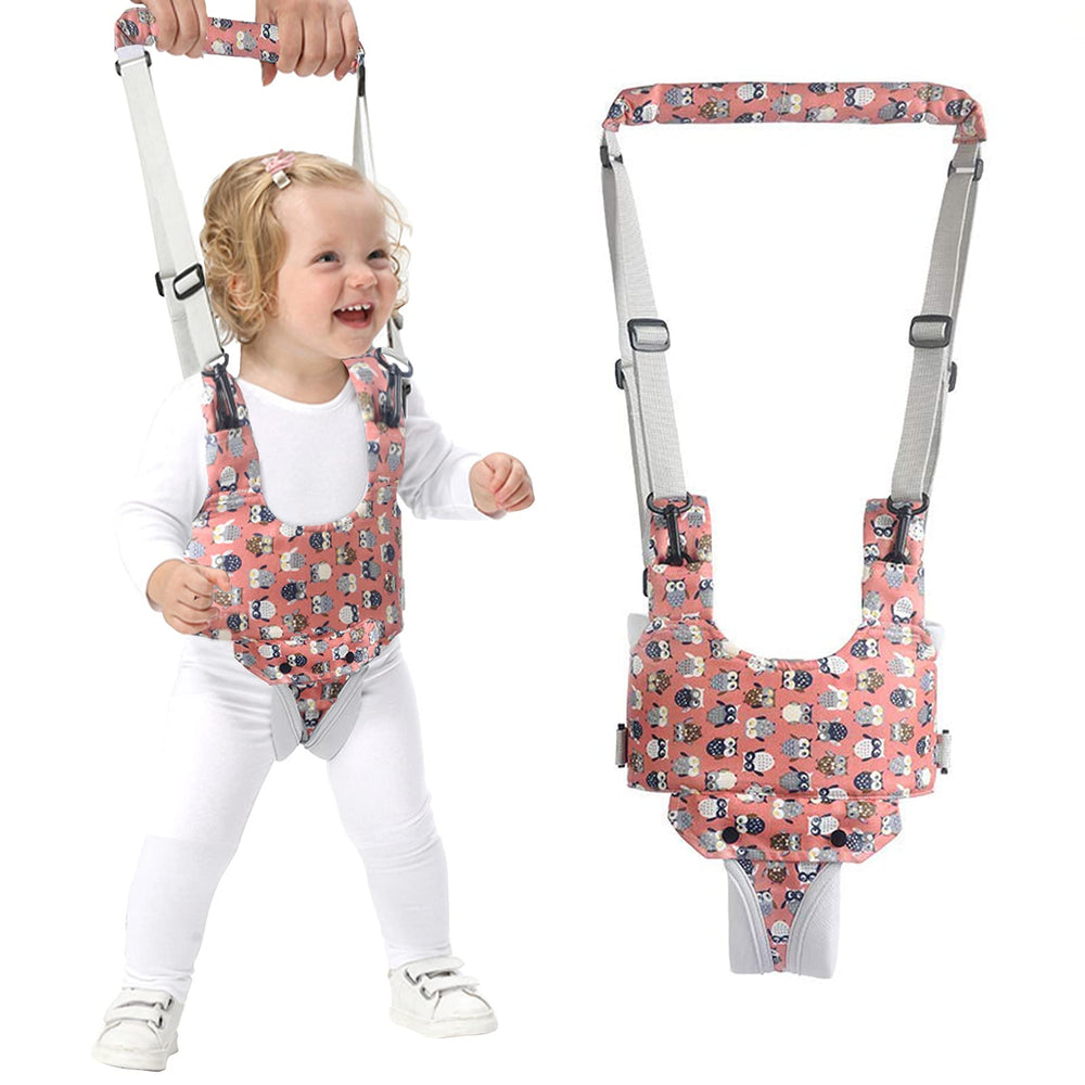 IULONEE baby walker harness with adjustable straps supports steady standing and balanced steps