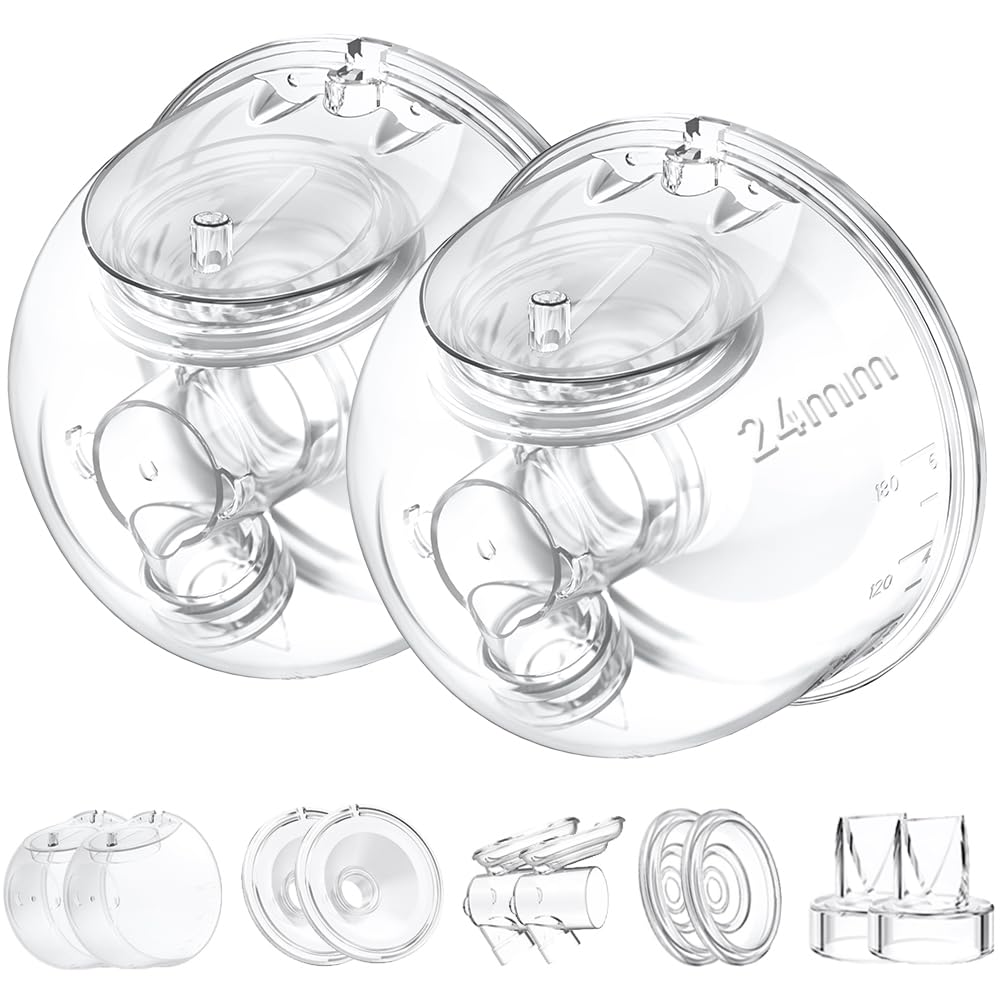IVARONAL two full milk collector cups with 24mm flange for S12 Pro ensure secure milk collection