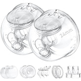IVARONAL two full milk collector cups with 24mm flange for S12 Pro ensure secure milk collection