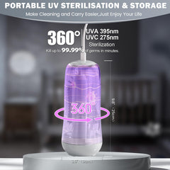IvyWind bottle brush heads and nipple brush for thorough bottle cleaning anytime.