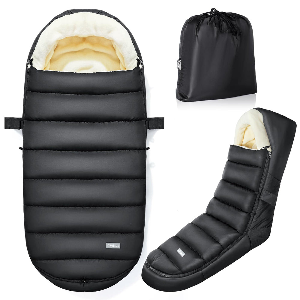 IvyWind stroller footmuff close-up of waterproof pongee fabric keeping baby dry