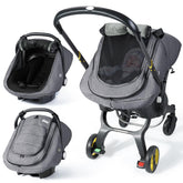 IvyWind winter baby car seat cover front view offers warm protection for cold days