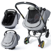 IvyWind winter car seat cover front view showing cozy exterior and secure fit