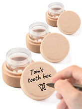 iwoohome blank wood tooth fairy box for personalized keepsake storage