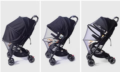 IYWISH mosquito net stroller cover shields against bugs while keeping air circulating during strolls.