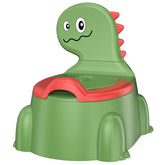 Jabaka Circle dinosaur green potty seat shown with child-friendly design for confident potty training