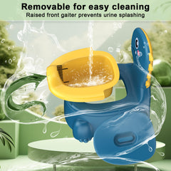 Jabaka Circle potty seat splash guard reduces splashes and odors.