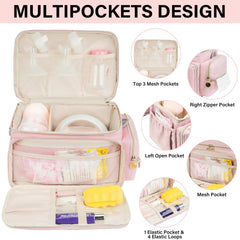 Detachable divider keeps S1/S2 and three bottles in order