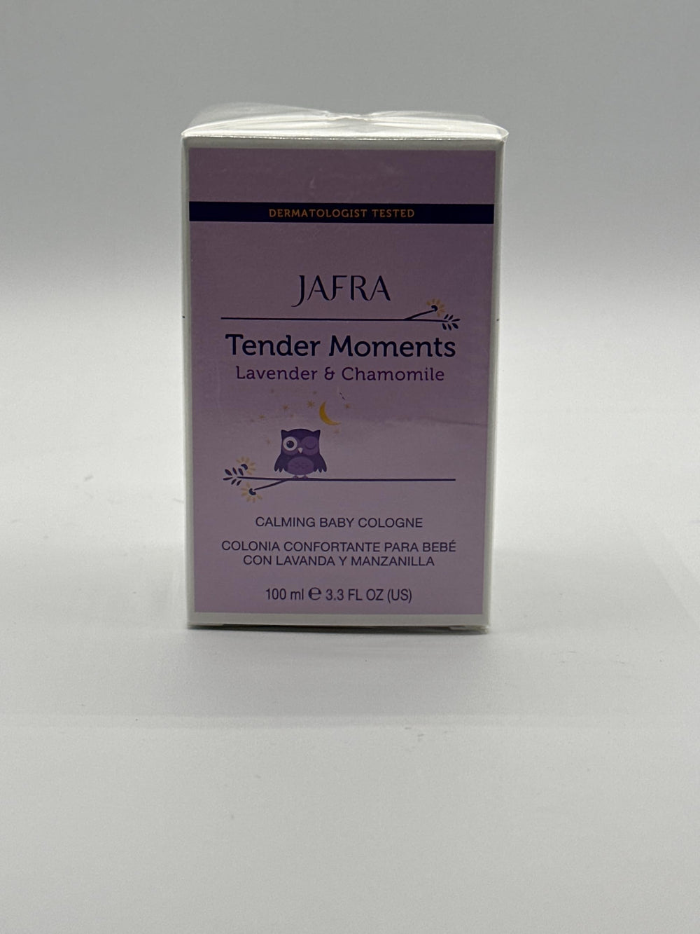 JAFRA Tender Moments bath oil bottle with lavender scent for calm evenings