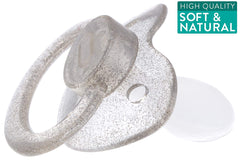 J&Or Classic black mamba pacifier with bold color.