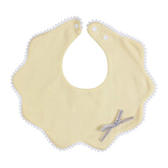JANGANNSA baby bibs worn with outfits, stylish and practical.
