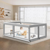 Jaobeem 65x50 inch baby playpen assembly for quick setup