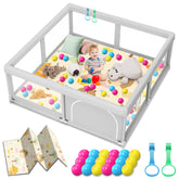 Jaobeem baby playpen 50x50 with breathable mesh for safe supervision