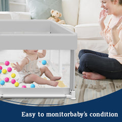 Jaobeem playpen features anti-slip suction cups for stable setup