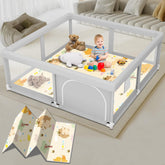 Jaobeem Baby Playpen mat foldable for quick setup and easy storage
