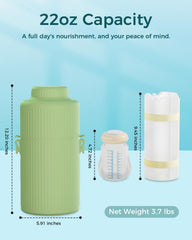 3-in-1 adjustable strap for handheld, shoulder, or crossbody carry