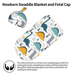 Soft elastic fabric from Jarverce swaddle feels gentle on delicate skin.