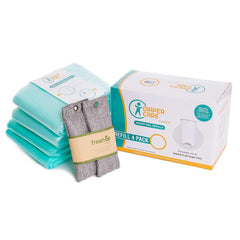 Jasclair Dekor Plus liner 4-pack ready for easy pail substitution.