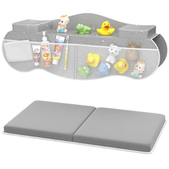 JAUPH bath kneeler memory foam pad cushions elbows for comfortable bath time