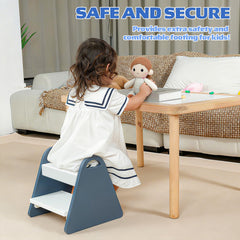 Jcmairui potty training stool promotes independence during daily routines.
