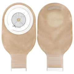 Jctracy colostomy bag front view with slim profile and secure seal.