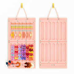 JDOTL Bow Holder neatly displays girls' bows and accessories for easy selection.