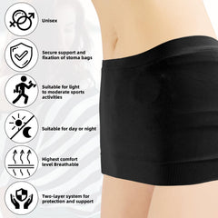 JDVBDNK ostomy wrap size guide helps you pick a comfortable fit.