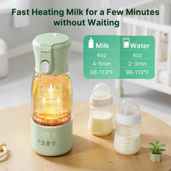 JDZ bottle warmer dual heating modes for milk and water
