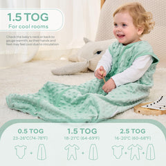 JELLYMONI sleep sack with cotton lining for gentle skin comfort.