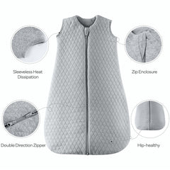 JELLYMONI safety-compliant sleep sack with protective zipper guard.