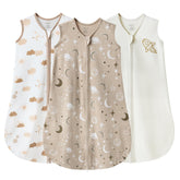 Jellymoni Sleep Sack front view highlights breathable organic cotton for gentle, cozy sleep