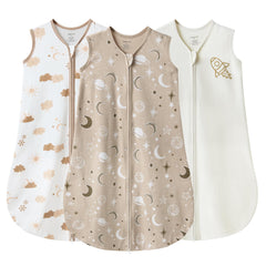 Jellymoni Sleep Sack front view highlights breathable organic cotton for gentle, cozy sleep