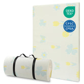 Jelumonpe Pack and Play Mattress offers snug fit and comfort for travel.