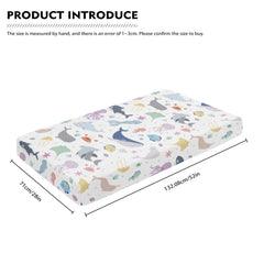 JEPFEIXIA Ocean whales pattern highlights baby's moments in a stylish nursery
