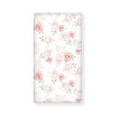 JEPFEIXIA pink roses fitted crib sheet with soft, breathable fabric for comfortable naps.