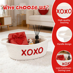 Jerokumi clear bag for valentines gifts protects and showcases contents.