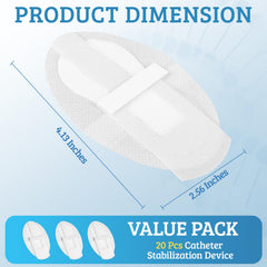 Jesosia Foley catheter tube holder provides strong adhesion without restricting movement
