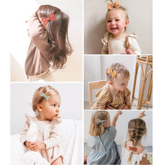 Jesries lace floral bow hair clip with delicate detailing
