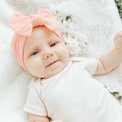 Jesries newborn headbands one size fits all for growing infants.