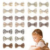JESSCAT 22-piece hair clips set with bows for versatile hairstyles