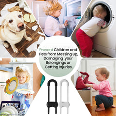 Jetec kitchen cabinet locks help limit access to contents.