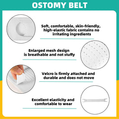 JFHNMLW ostomy belt breathable fabric keeps skin cool and reduces sweating