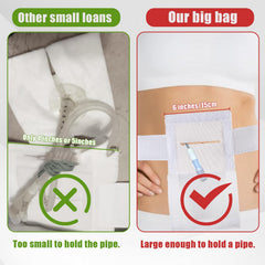 JFHNMLW secure pouch holds coiled tube to prevent movement