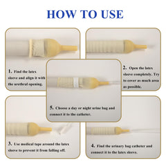 JFRHUDS 2000ml urine bag for overnight wear and extended protection