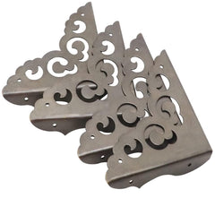 JfwuHap antique bronze table corner guard protects wood furniture from dings.